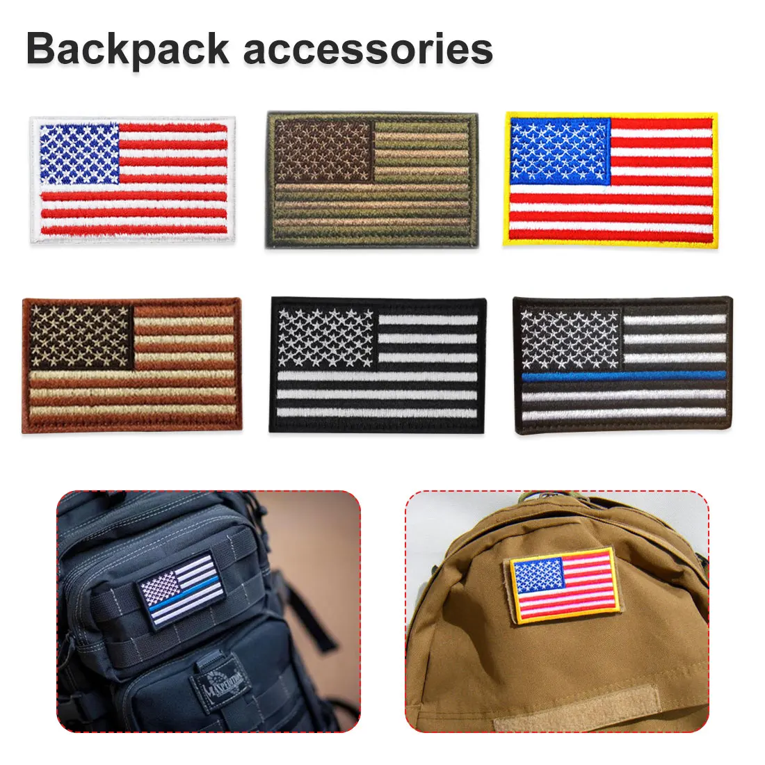 

USA Flag Patches American Tactical Military Patch for Clothing Morale Badge