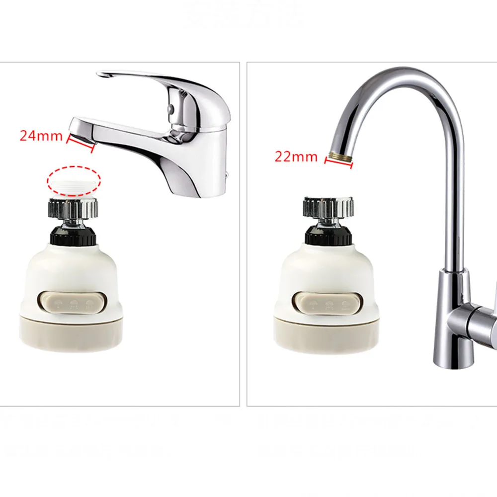 

Kitchen 360 Rotating Faucet Booster Shower Household Faucet Water Splash Filter Water Filter Nozzle Filter Water Saver