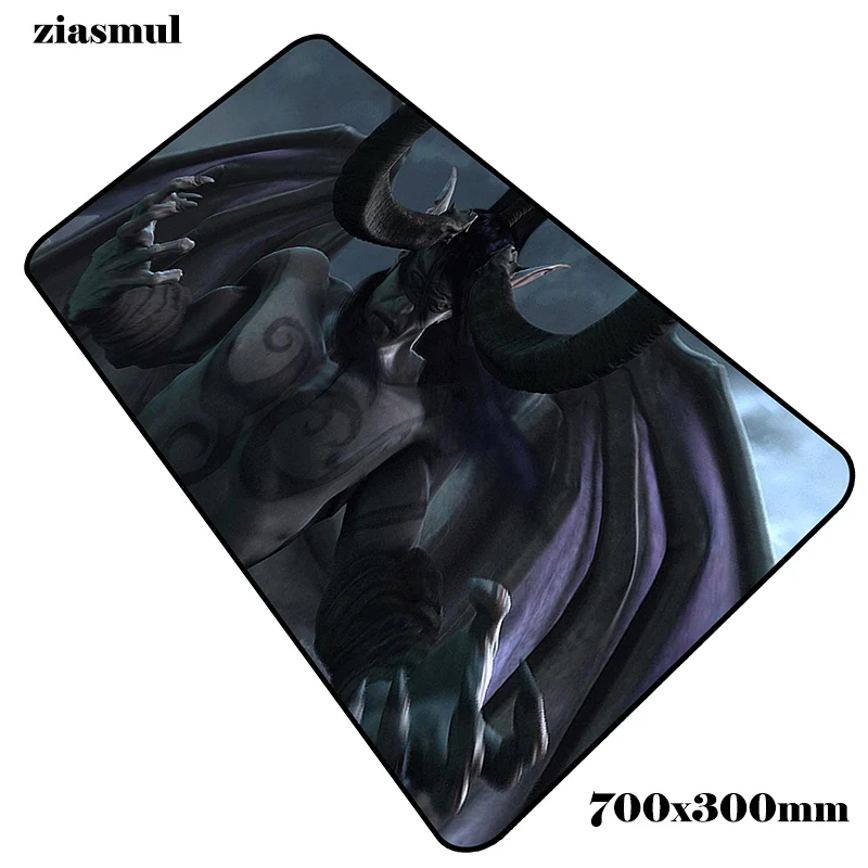 Illidan padmouse 700x300x2 мм игровой коврик для мыши популярный коврик для мыши геймер компьютерный стол Бестселлер коврик notbook mousemate pc - Цвет: Size 700x300x2mm