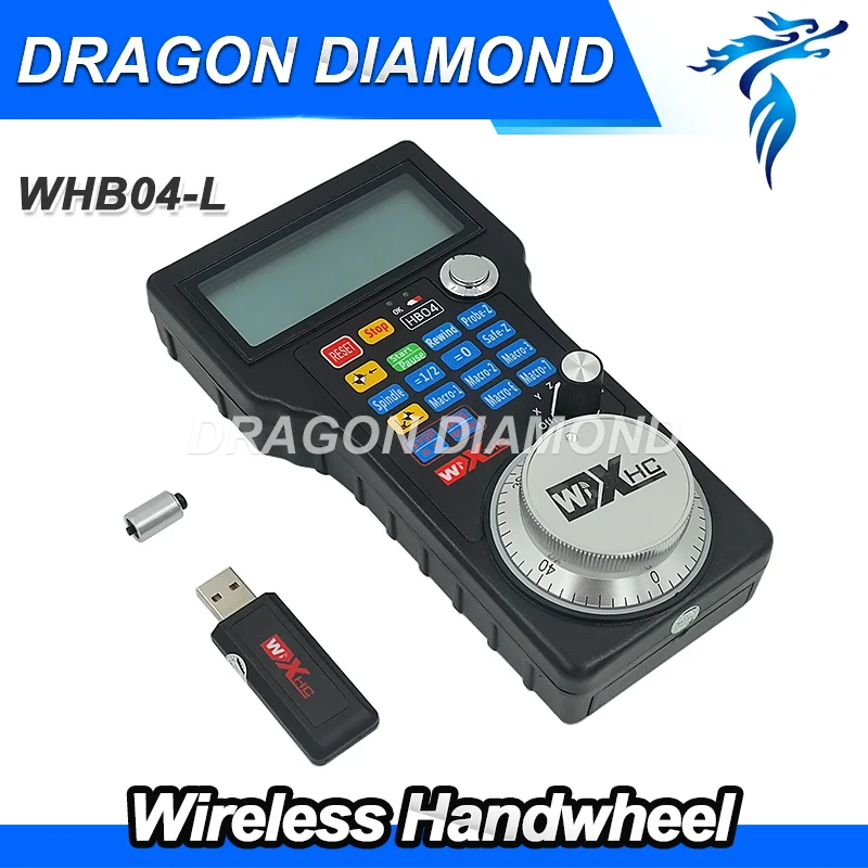 

Wireless Electronic Handwheel HB04 MPG USB Mach3 for CNC Router Machine