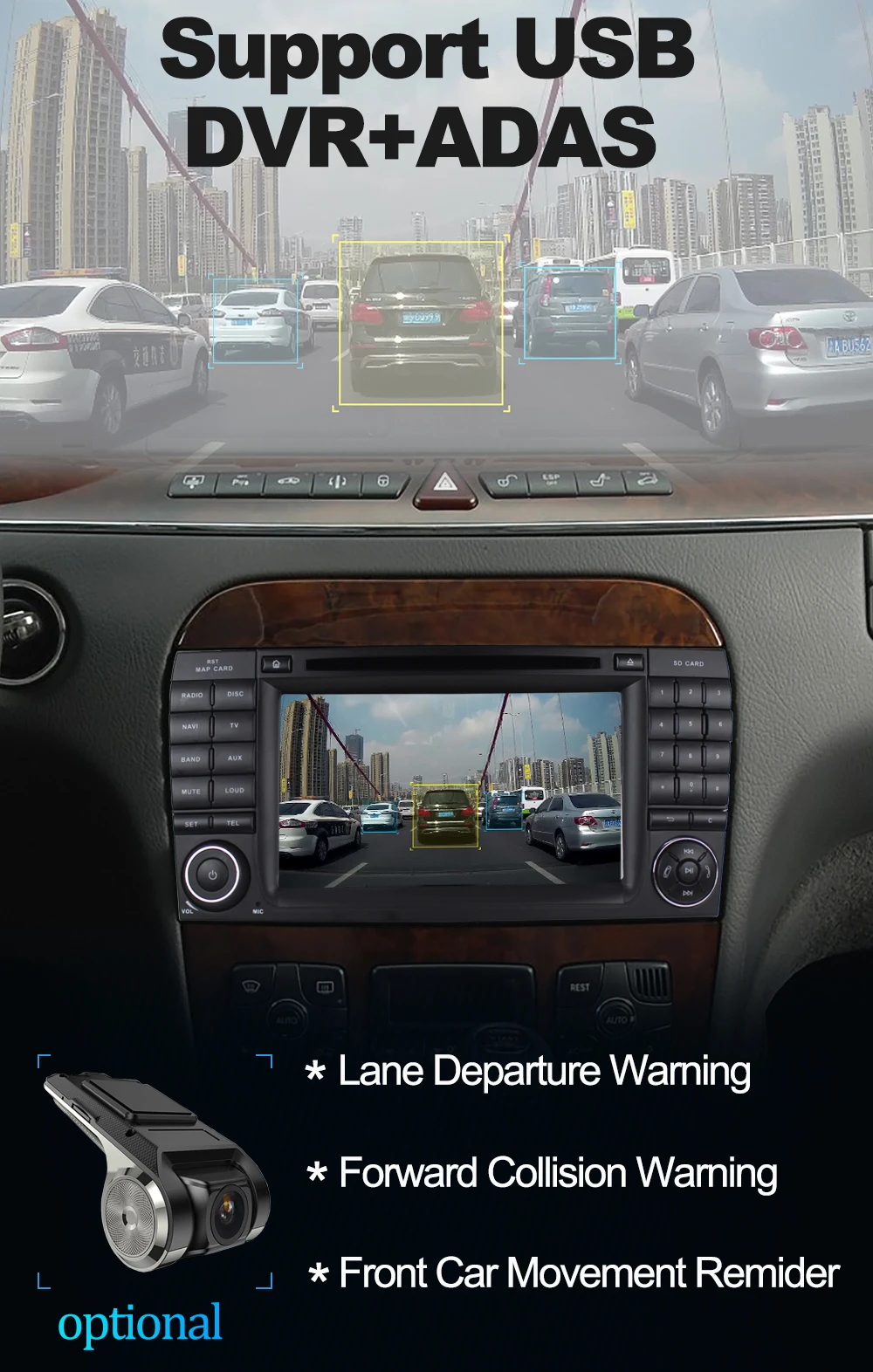 Cheap Owtosin Car Radio Multimedia Video Player Navigation GPS Android 9.0 For Mercedes-Benz S-Klasse W220 S280 S320 S500 S600 S65AMG 9