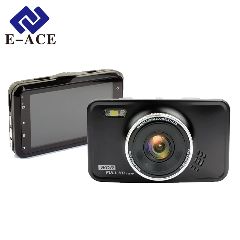 E-ACE Mini Car Dvr Camera Full HD 1080P Video Recorder With Led Flashlight Night Vision Portable For Cars Camcorder In Car DVRS