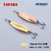 YAPADA Spoon 012 New Leech 3g/5g 38-45mm Multicolor strengthen Treble Hook Zinc alloy Metal Spoon Feather Fishing Lures Bass ► Photo 3/6