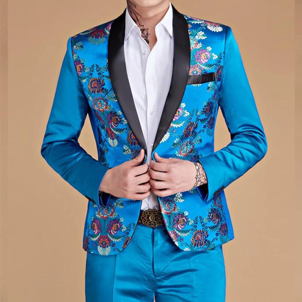 yellow suit trousers