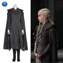 Game of Thrones Season 7 Cosplay Costume Daenerys Targaryen Cosplay Outfit Halloween Adult Women Dress Party Costume Custom Made the touhou project yukari yakumo cosplay costume halloween luxury party dress custom made