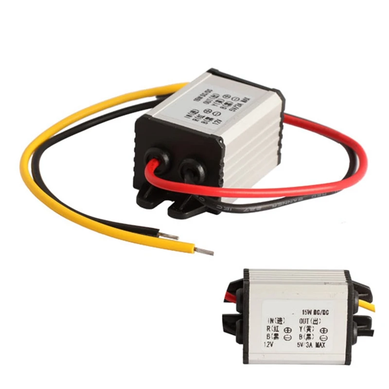 Buy Car Charger Converter 12V To 5V 3A 15W DC To DC
