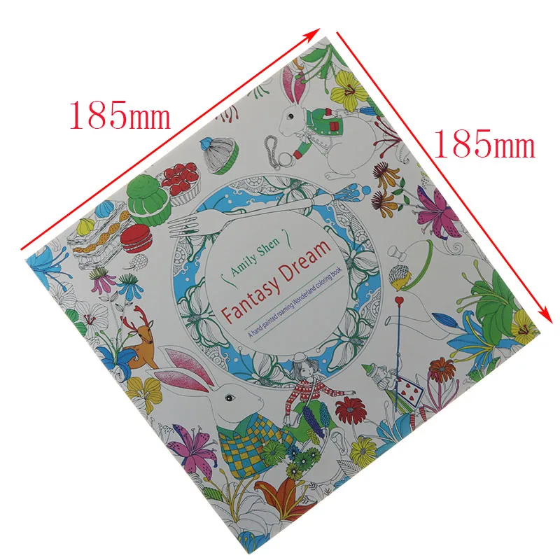 4pcs 24 Pages English Secret Garden Adult Decompression Painting Book Magic Forest Child Graffiti Book Office Stationery 4pcs 24 Pages English Secret Garden Adult Decompression Painting Book Magic Forest Child Graffiti Book Office Stationery