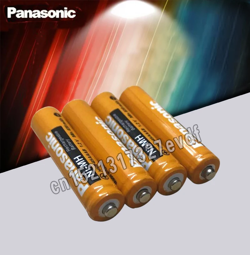 Panasonic AAA 1,2 V 630mAh перезаряжаемый NiHM Аккумулятор время зарядки или 1200 раз