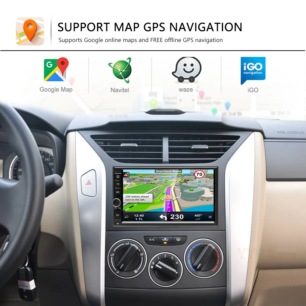 Sale AMPrime 2 Din Car Radio 7