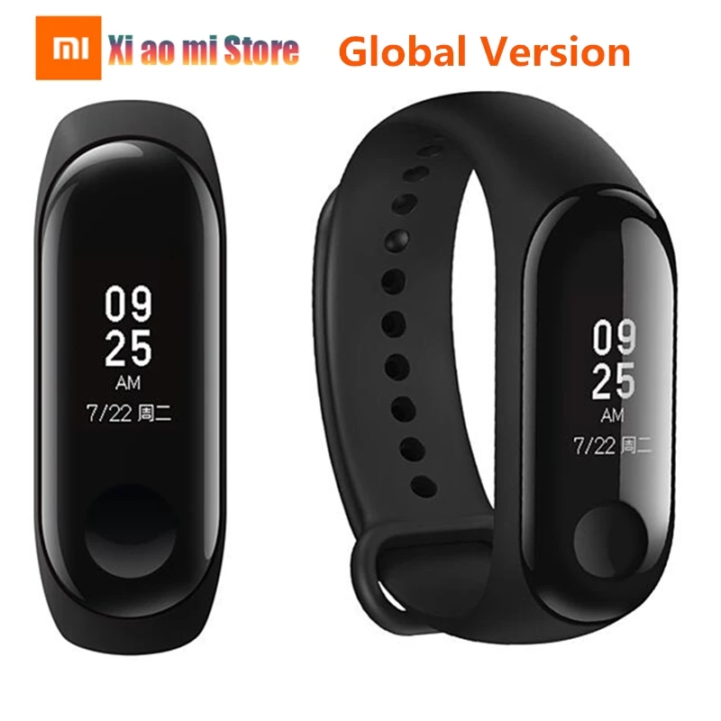 Xiaomi Mi Band 3 Fitness Tracker Waterproof miband 3 Heart Rate Smart Bracelet OLED Touch Screen Smart Band For Android IOS