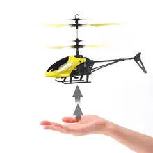 Летающий мини rc infraed индукции вертолет мигающий свет toys для детей квадрокоптер прохладный мода м2