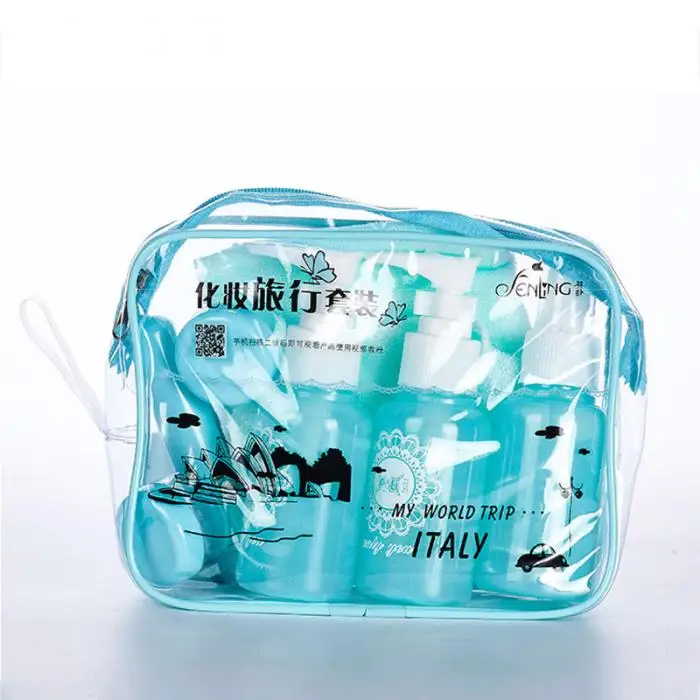 10 шт./компл. макияж спрей наборы бутылок духи Крем-шампунь емкость для лосьона путешествия набор с мешком CD88