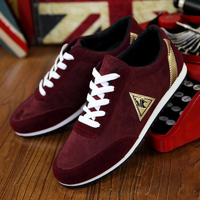 

Men Casual Shoes Lightweight Plus Size Breathable Lace-up Male Sapatos masculinos Non-slip Colorblock canvas shoes deportiva new