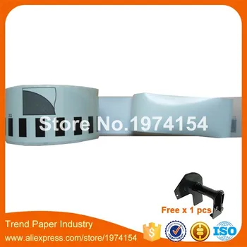 

10 Refill Rolls Compatible DK-22211 Label 29mm*15.24M Continuous Compatible for Brother Label Printer DK22211 White Label DK2211