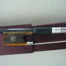 Усовершенствованный углеродный волоконный скрипки лук, чистый серебристый установленный качественный смычок для скрипки 4/4 Размер