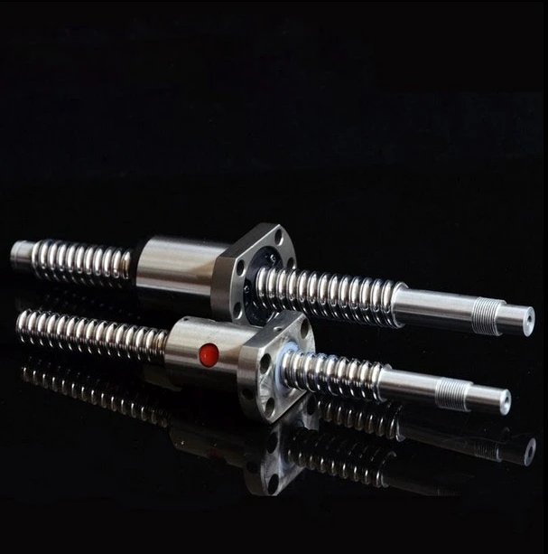 

2Pcs/Lot! Ball screw SFU1610 set : 1pc ballscrew SFU1610 L650mm Standard BK12 BF12 End Machining +1pc SFU1610 Ball Nut