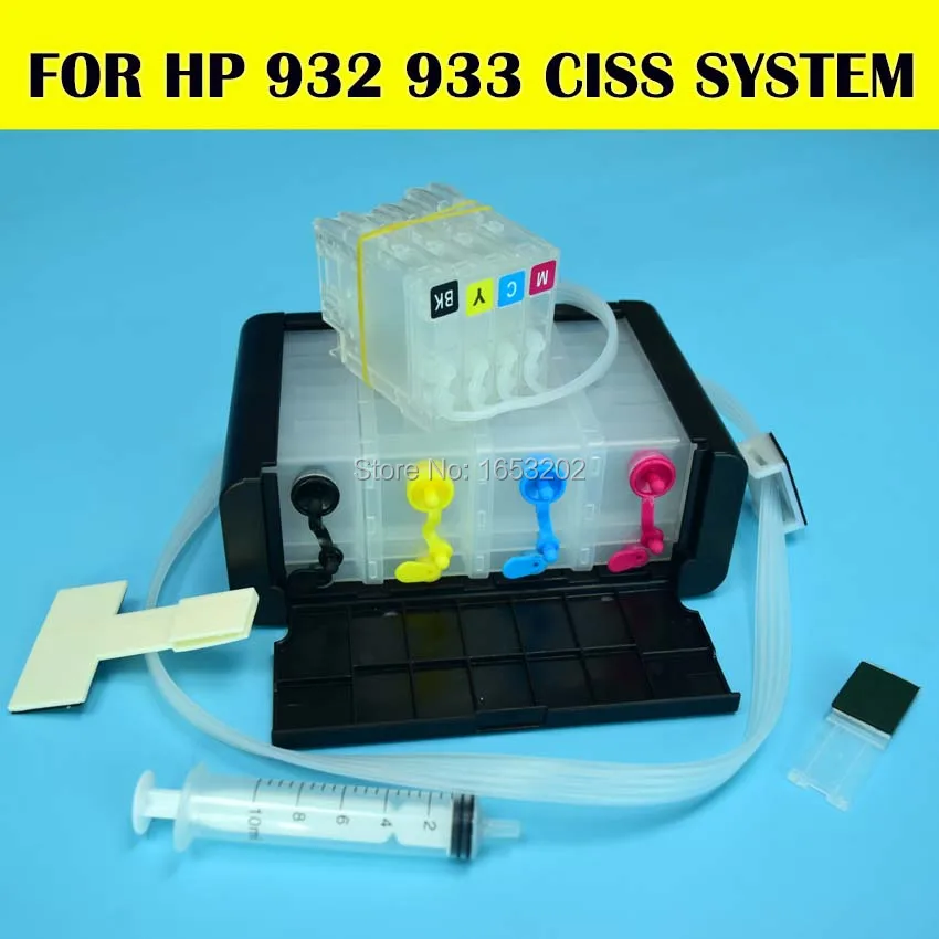 Пустой для HP 932 XL 933 XL СНПЧ Системы для HP 7610 7612 6100 6600 6700 7100a принтера с perment ARC чипов