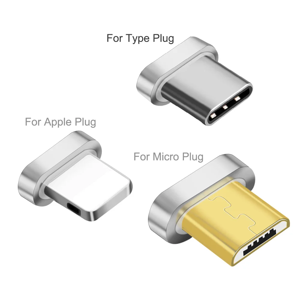 Олаф Магнитный кабель Разъем Micro USB C Тип C 8 pin адаптер быстрой зарядки для iPhone Microusb Тип-C магнит Зарядное устройство iPhone зарядное устройство переменного тока