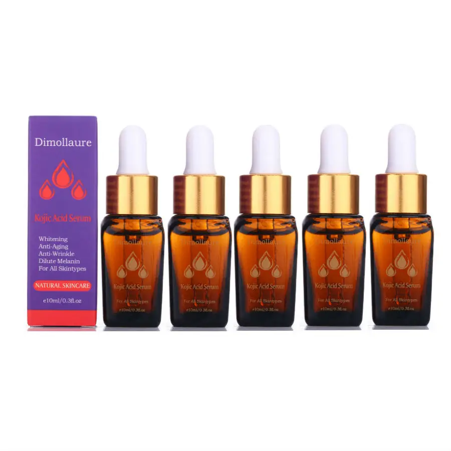 Dimollaure Kojic Acid Сыворотка для удаления веснушек меласмы акне шрам пигмент меланин