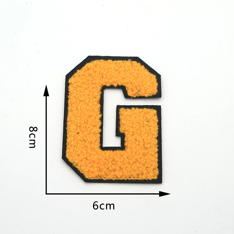 1 шт. полотенца вышитые патчи для одежды пришить Аппликация бренд патч DIY исправление мотив аппликация из букв алфавита M G A P D E N K