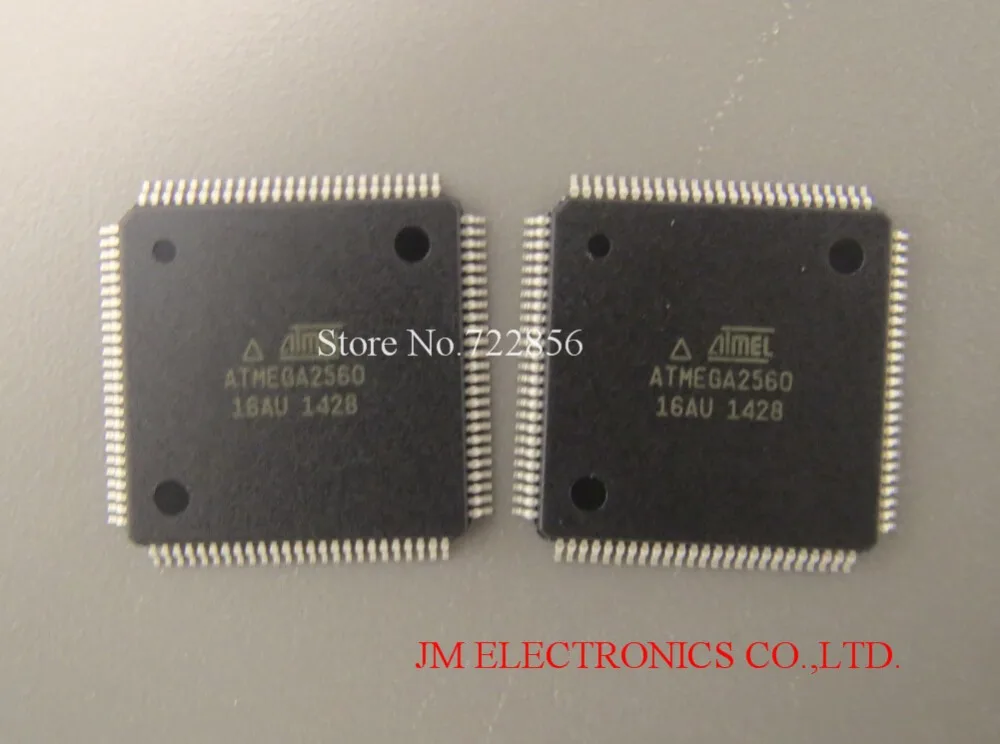 Free shipping 3PCS/LOT ATMEGA2560-16AU ATMEGA2560 ATMEL TQFP100 New and original | Электронные компоненты и