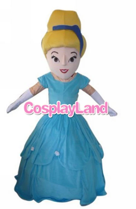 

Halloween Princess Cinderella Mascot costume Adult Top Quality Cartoon Cinderella Cartoon Costumes
