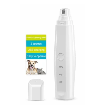 

Rechargeable Dog Nail Grinders USB Charging Pet Nail Clippers Cat Dogs Universal Nail Clipper Grinder Trimmer Including USB Wire
