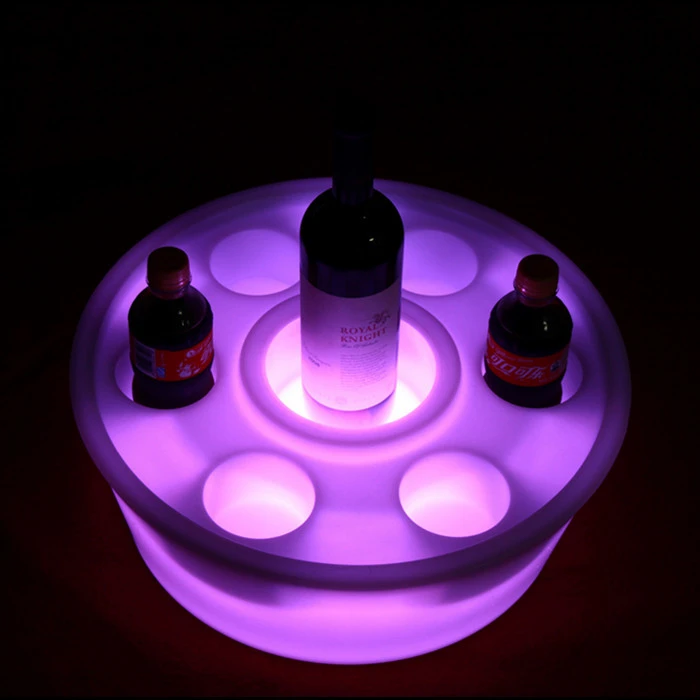 

LED Remote Control Colorful Night Light Living Room Moon Lamp Bar KTV Wine Plate Decorative Night Lamp Wedding Deco Luminaria