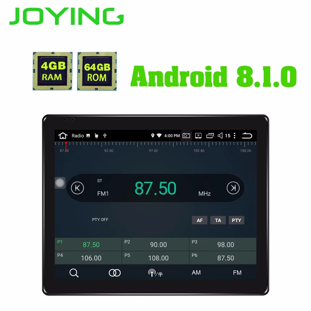 Discount Joying 9.7 inch 1024*768 4GB+64GB HD Screen Android 8.1.0 universal single din car multimedia player Carplay GPS BT split screen 3 Discount Joying 9.7 inch 1024*768 4GB+64GB HD Screen Android 8.1.0 universal single din car multimedia player Carplay GPS BT split screen 3