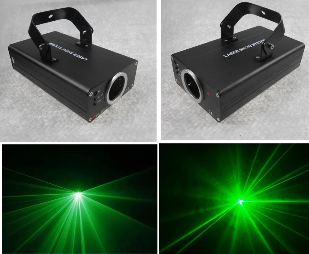 single head 50mW Beam green laser light Projector stage lighting532nm DPSS disco lighting DJ Party Stage