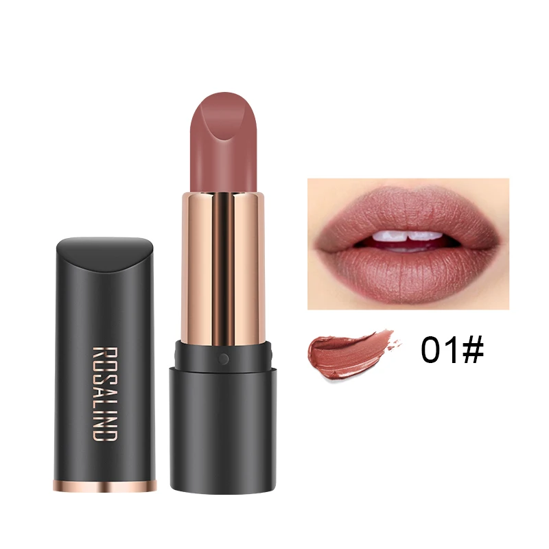 XJ07-01 ROSALIND Matte Lipstick Cosmetics Long Lasting Makeup Waterproof Matte Nude Lipstick Set Make Up For Women Lipstick Set - Цвет: XJ07-01