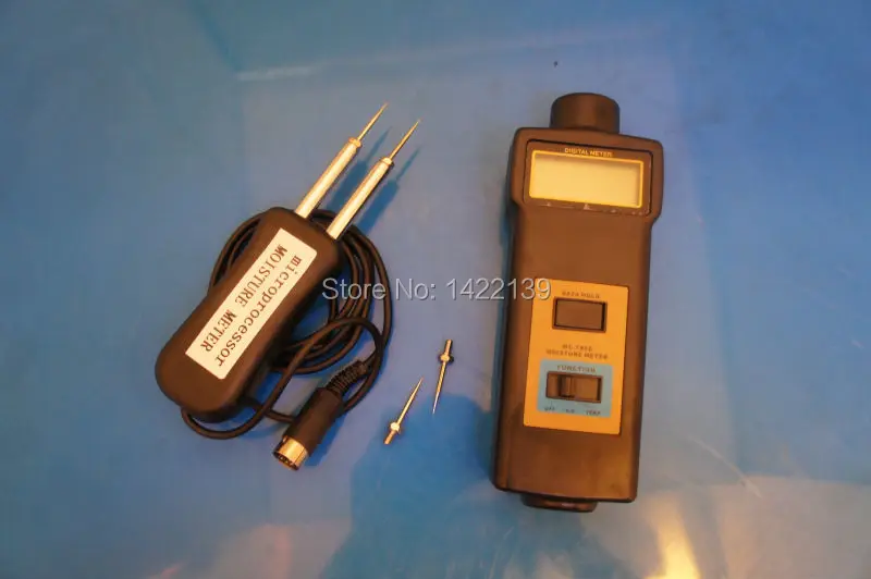 

MC-7806 Wood Moisture Meter Detector Tester Thermometer Paper 50% (Wood to soil)PIN