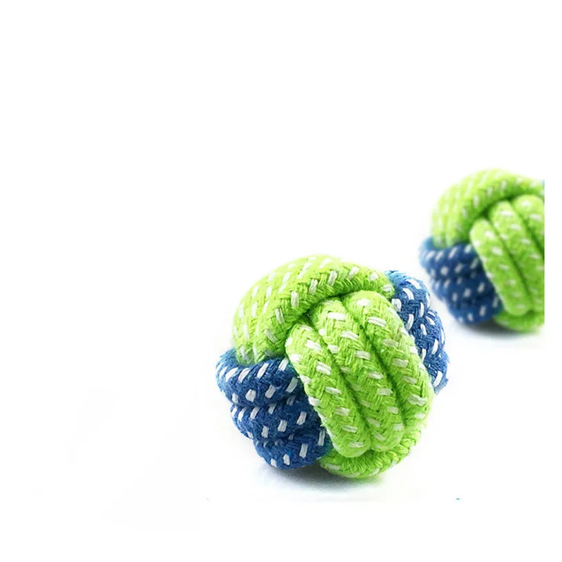 8PCS Pet Toys Set Cotton Rope Ball Dog Toys For Small Large Dogs Cats Puppy Chew Toys Dog Supplies Wholesale 40SP21 (7)