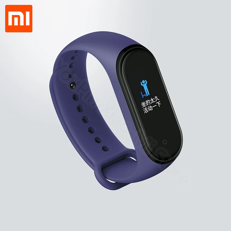Xiaomi Mi Band 4 оригинал 2019 новейший музыкальный смарт браслет Miband фитнес с пульсом 135