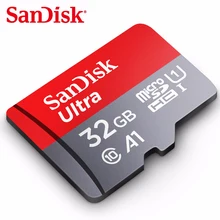 Карта памяти SanDisk Ultra A1, 128 ГБ, 64 ГБ, 32 ГБ, 16 ГБ, Micro SD карта SDHC/SDXC, Microsd, чтение до 100 МБ/с./с, класс 10, TF карты для мобильных телефонов