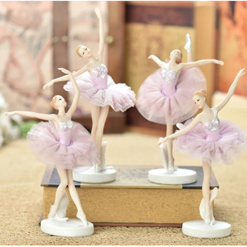 

Exquisite Resin Crafts Ballet Girl Ornaments Home Decoration Accessories Statue&Sculpture Ornaments Window Display Crafts Gift