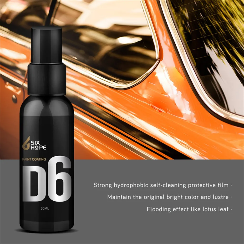 

Franchise 50ml 2019 Car Hydrophobic Glass Coating Car Liquid Ceramic Coat Anti-scratch Paint Care Body Compound 9h mr fix #0423