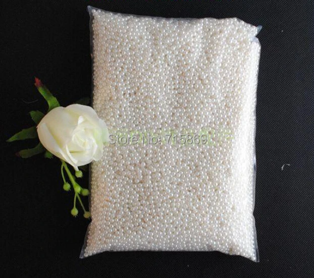 

Free Ship 10000pcs /lots 4mm Cream White Glass Pearls High Quality Glass Pearls Beads
