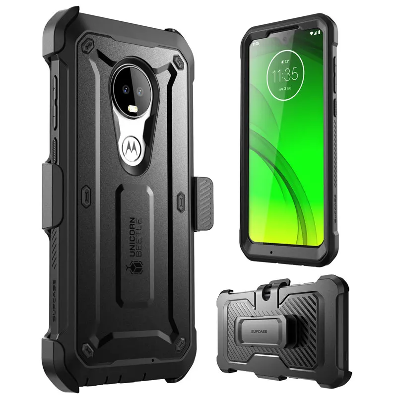 Чехол SUPCASE для Moto G7 (2019) UB Pro прочная кобура с полным корпусом со встроенной