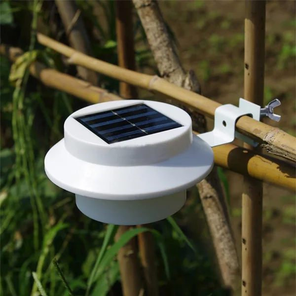 3 светодиодный светильник на солнечных батареях для забора, водостоков на крыше, настенный светильник для сада, наружное освещение, светодиодный светильник на солнечных батареях
