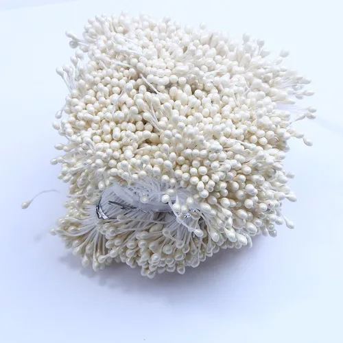 500 шт 3 мм искусственный жемчуг цветок тычинки используется для нейлоновых цветочных аксессуаров - Цвет: 2