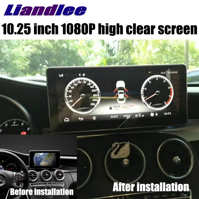 Top Liandlee Car Multimedia Player 4G RAM For Mercedes Benz C Class MB W205 2014~2018 NAVI Car Radio Stereo CarPlay GPS Navigation 5