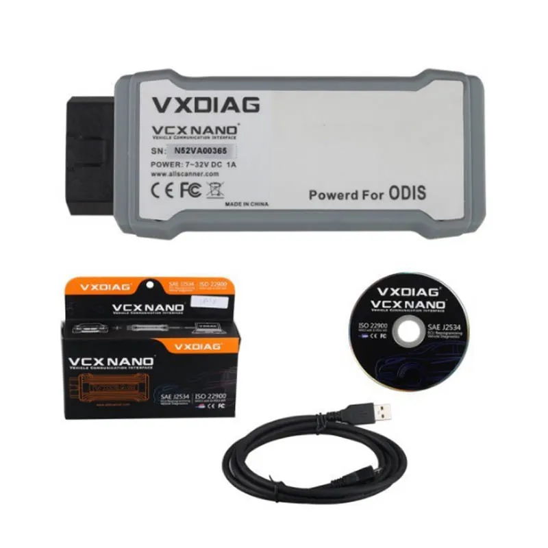 

VXDIAG VCX NANO New 5054A ODIS V2.26 Support UDS Protocol Auto Diagnostic Tool for VW / Seat etc Vehicles