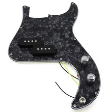 Черный жемчуг PB P Bass 3 слоя предварительно загруженный Pickguard Пикап для четкие басы гитара музыкальный инструмент аксессуары части