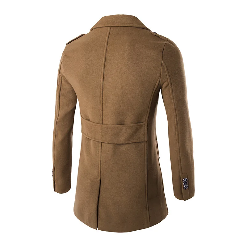 Новые шерстяные Тренч Для мужчин s дизайнер Костюмы британский стиль кашемировый Тренч пальто Зимняя шерстяная одежда куртка-ветровка для мужчин пальто