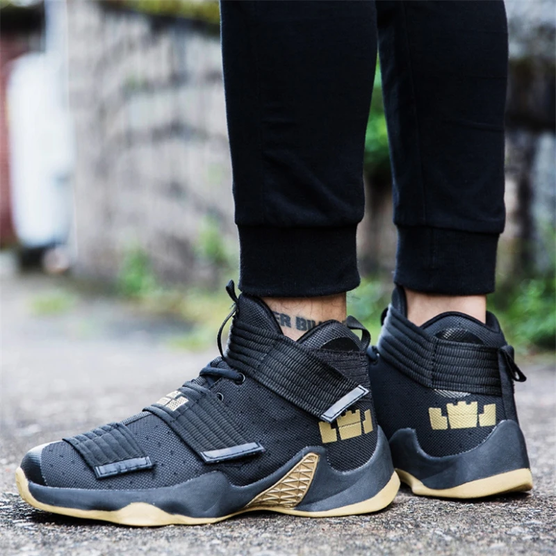 

2019 Hot Men's Shoes Fashion Autumn And Winter Men's Autumn Boots Men's Shoes High To Help Stretch Cloth Casual Men's Shoes Blue