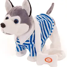 Дети супер милые плюшевые Игрушечные лошадки Электрические Музыка Собака Электронные игрушки подарок