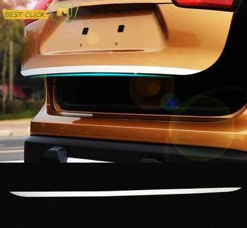 

Rear Trunk Chrome Tail Gate Door Cover Trim Molding Bezel Styling Sticker Garnish Fit For Nissan Qashqai 2014 2015 2016 2017