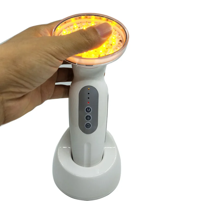 

Handheld IPL Photon Red Blue Yellow Led Light Bio Microcurrent Collagen Tightening Skin Firming Facial Rejuvenation Machine