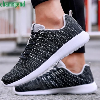 

CHAMSGEND Running Shoes Casual Breathable Mesh Shoes Slip-On Comfortable Sneakers Hot Sell Lightweight Walking Sport Shoes 09